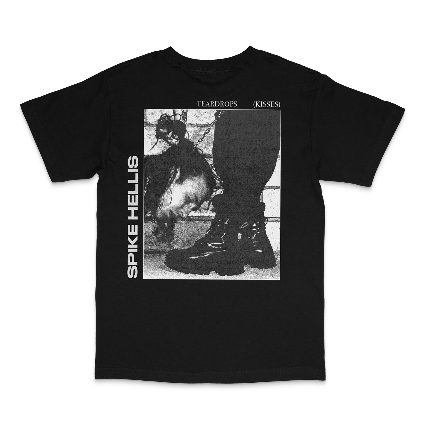 "TEARDROPS (KISSES)" BLACK TEE
