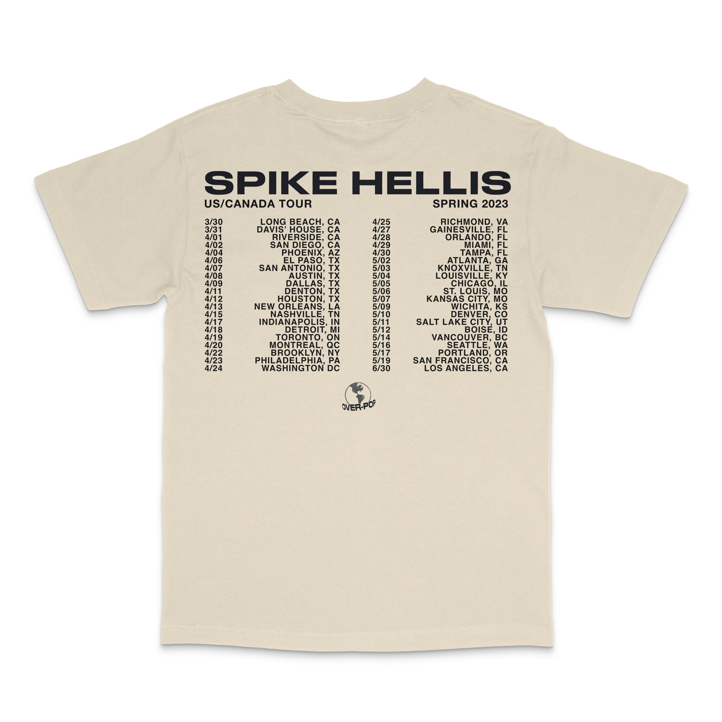 SPRING 2023 TOUR SAND TEE