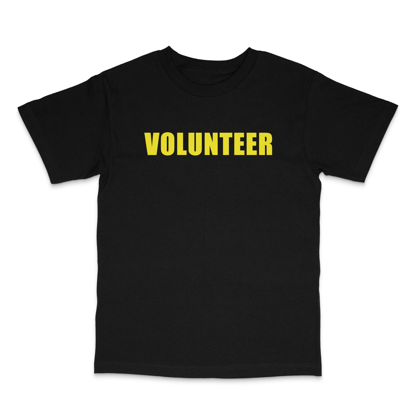 "VOLUNTEER" BLACK TEE