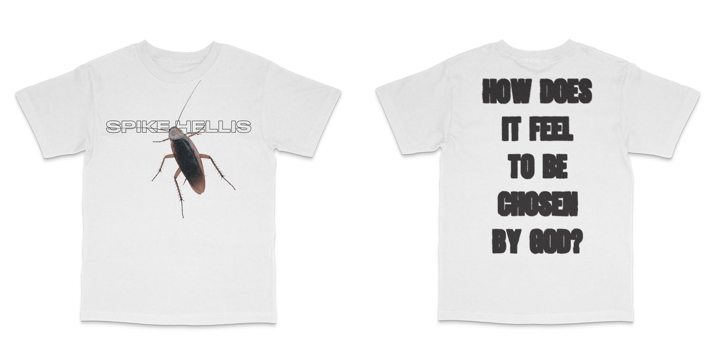 "ROACH" WHITE TEE