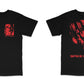 "BLOODY" BLACK TEE