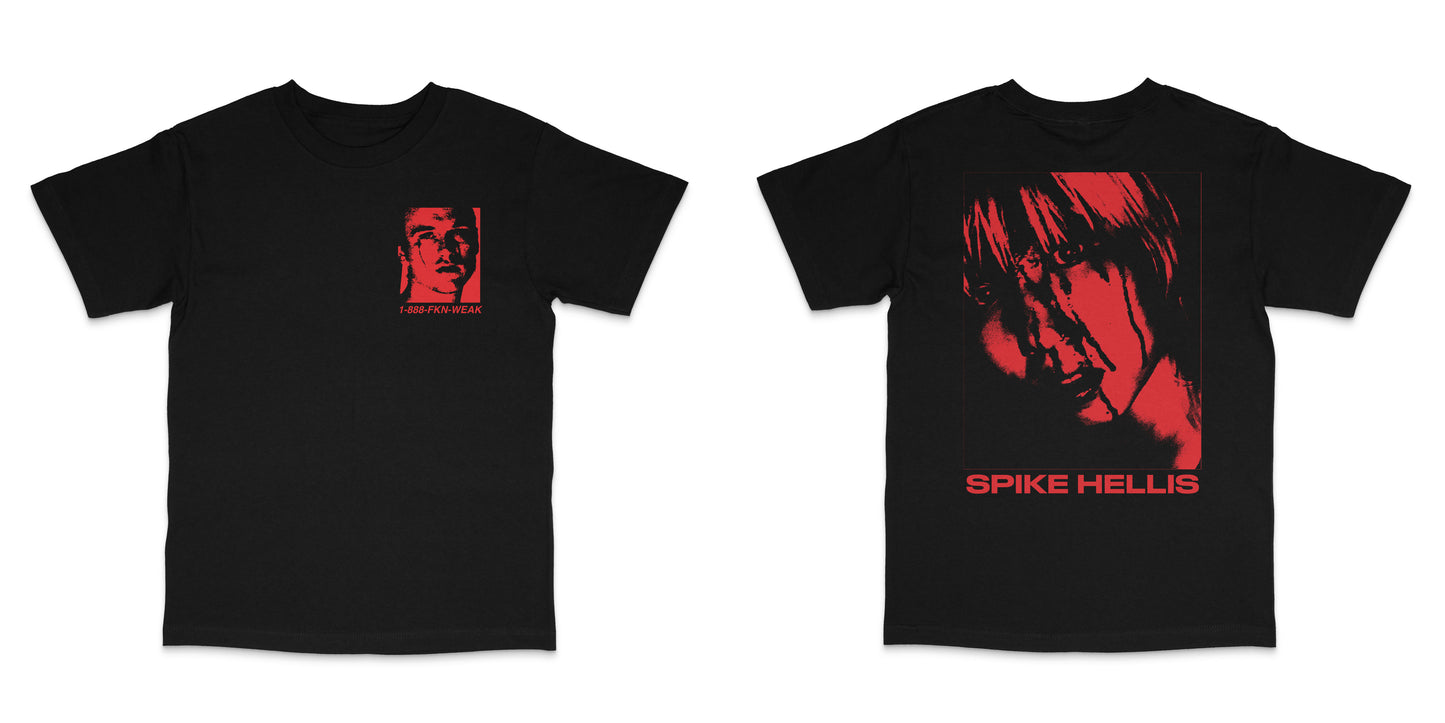 "BLOODY" BLACK TEE